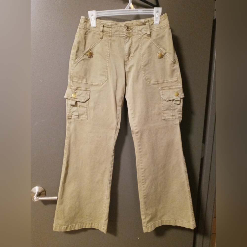 Hot Topic Tan Cargo Pants Unisex EUC